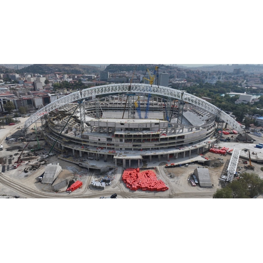 ANKARA STADIUM STRUCTURAL STEEL MANUFACTURING AND INSTALLATION