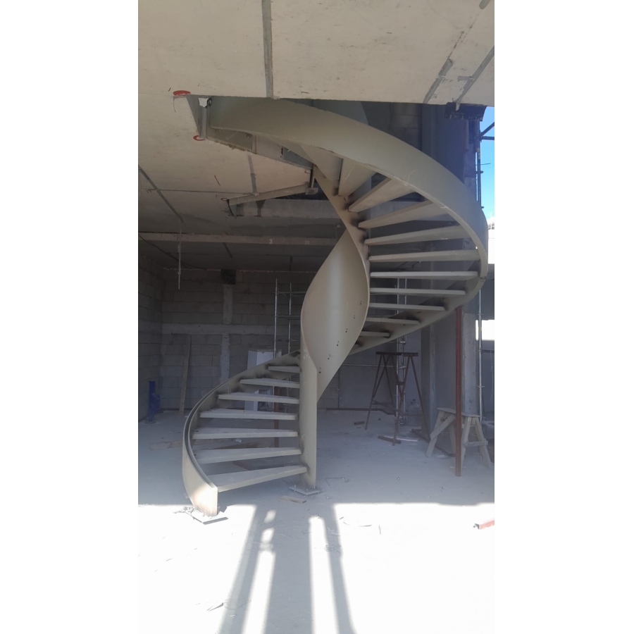 BODRUM BULGARI HOTELS MANSION HELIX STAIRCASE STEEL STRUCTURE PROJECT