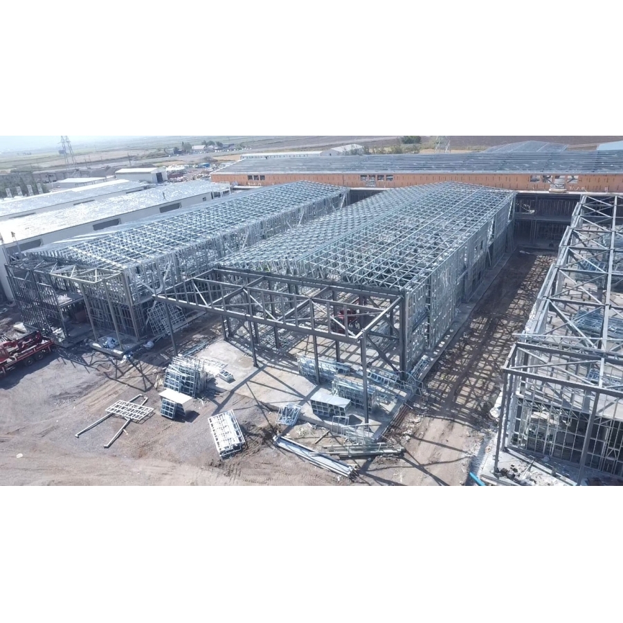 KAHRAMANMARAS HOSPITAL D BLOCK STEEL STRUCTURE PROJECT