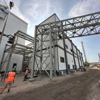UZBEKISTAN THERMAL POWER PLANT BUILDINGS STEEL CONSTRUCTION MANUFACTURING