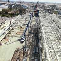 ANTALYA AIRPORT T4 DOMESTIC TERMINAL BUILDING EXTENSION STEEL STRUCTURE